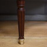 Console in mahogany and marble, Louis XVI period – late 18th century.