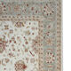 Tapis zielger crème ivoire tapis floral oriental tissé à la main 199x292cm