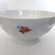 Set of 6 ribbed bowls and floral motifs