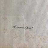 Engraving under glass "Blue Jay"