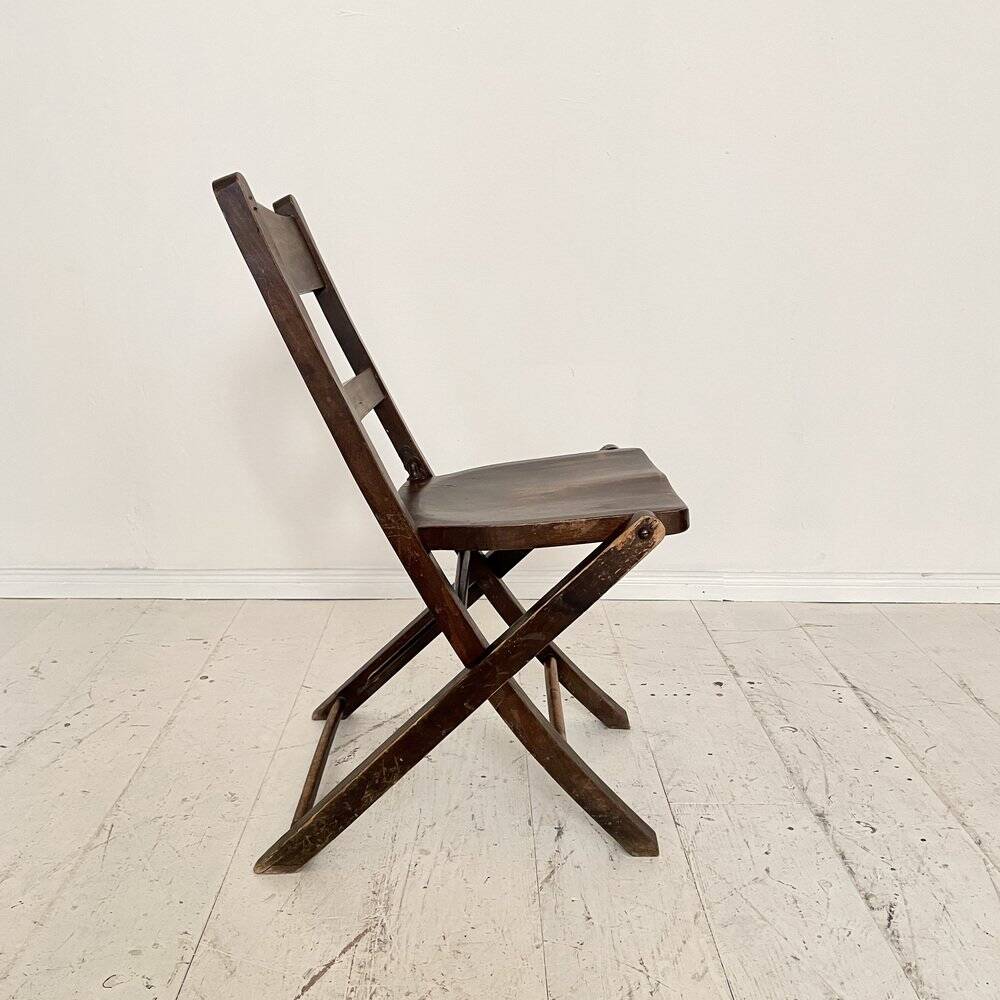 Art Deco Folding Chairs, 1930, Set of 4