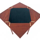Folding game table, Western Europe, around 1890. Antique. After renovation.