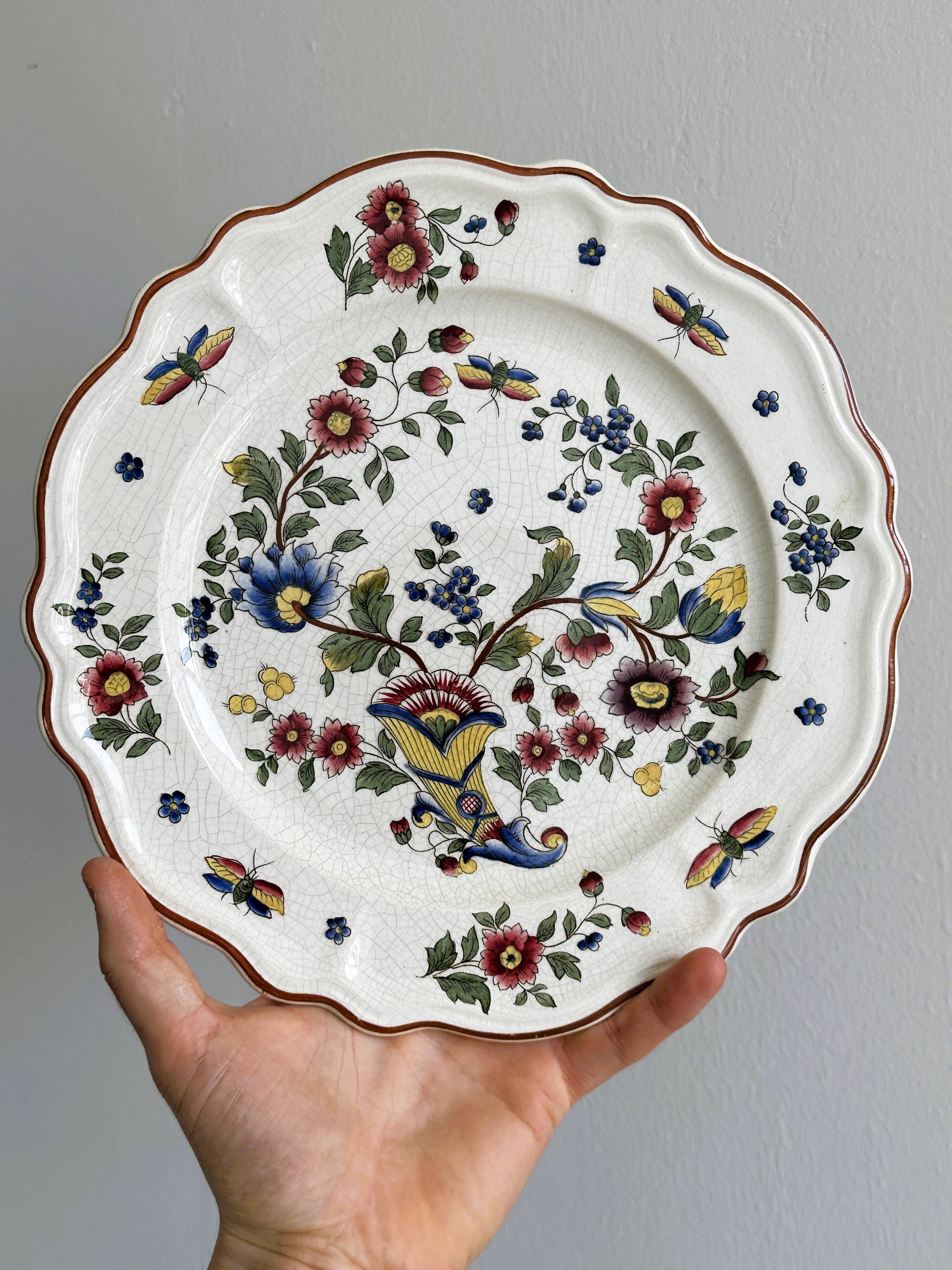 Hand painted plate