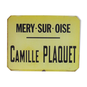 Plaque d’abris bus Mery-sur-Oise