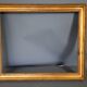 19th century frame gilded stucco wood, beaded interior edges, 47x39 cm, leaf 41.8x32.7 cm SB