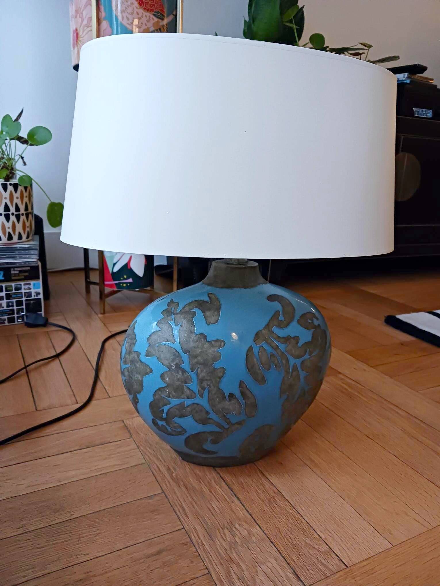 Lampe à poser ovale, Marque Holländer