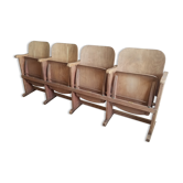 Banc avec fauteuils de théâtre allemand