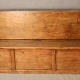 19th Century Spruce Bench Chest