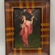 Oil on panel by E. Neill Geisha scene Early twentieth century