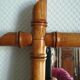 Vintage bamboo mirror