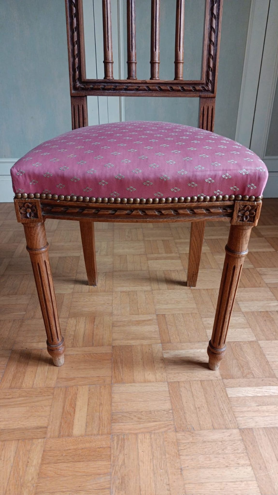 Paire de chaises de chambre  Napoleon lll