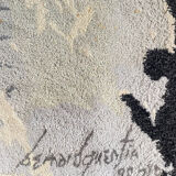 Bernard Quentin The Passage of Time hand-tufted wool art tapestry France 1998