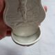 Antique Baptismal Font in Fine Faience Creil and Montereau White Christ Cross