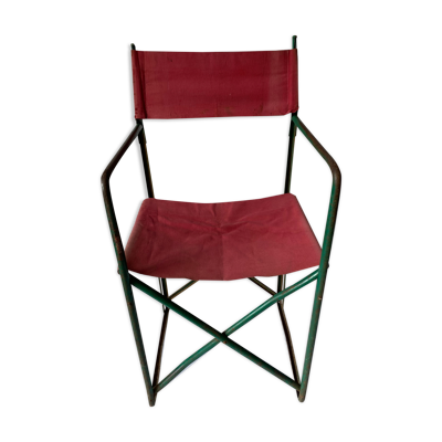 Chaise en métal marque Plianfer