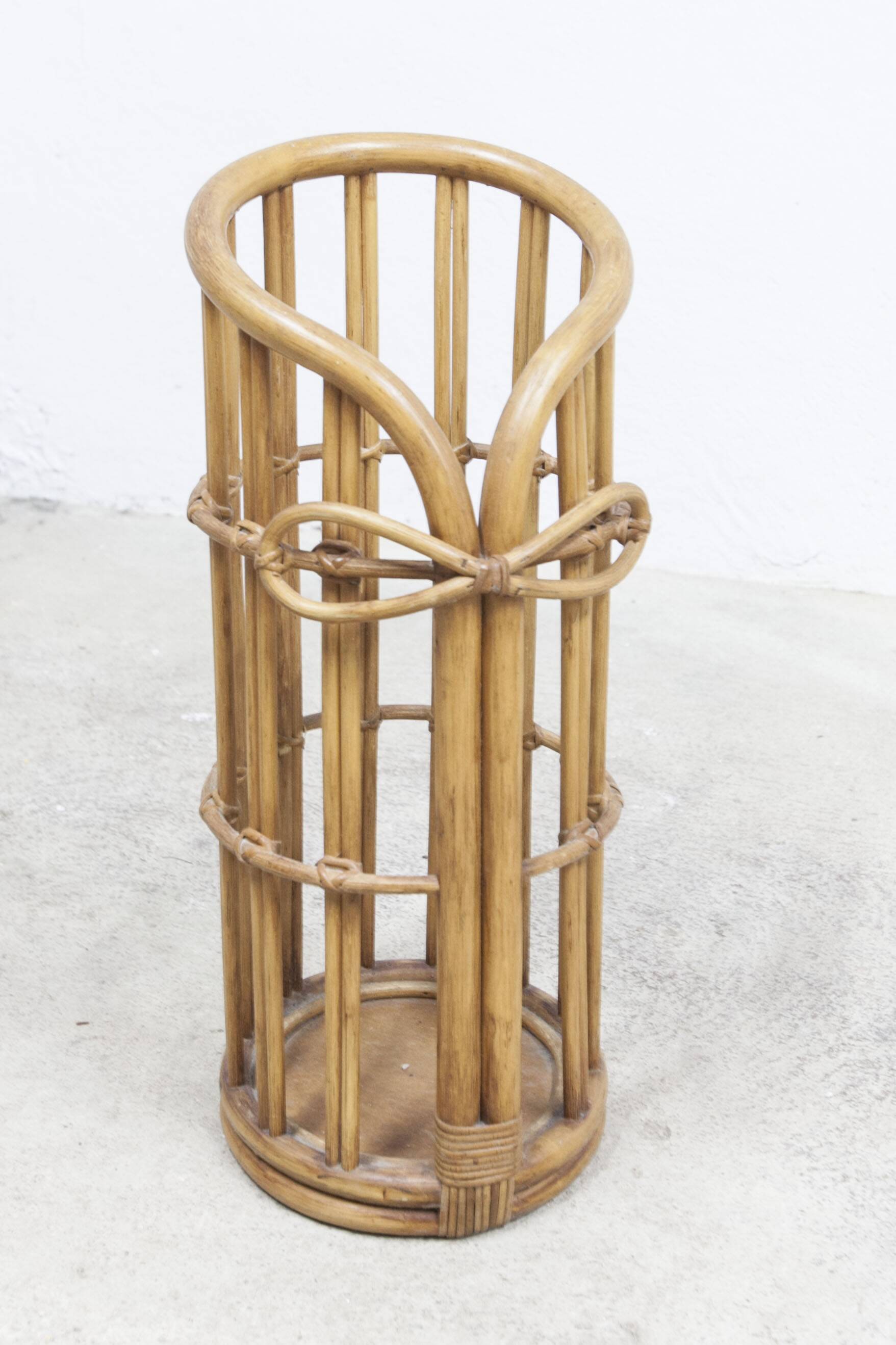 Bamboo umbrella stand 1970