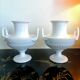 2 Niderviller Grand Siècle Beyerlé Style Calyx Krater vases
