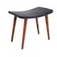 Tabouret scandinave en skaï, Suède, 1940