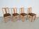 Arts and Crafts Dining Chairs, 1930s, Set of 4