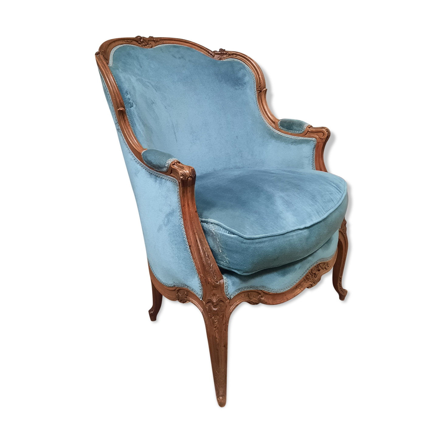 Blue shepherd Louis XV style