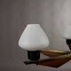 Vintage aluminum and teak chandelier, Italy, 1960s
