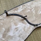 Wrought iron transom/pediment