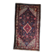Antique Persian Hamadan handmade rug 3.8' x 6.7' 1920s - 1C1215