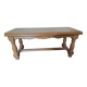 Solid oak coffee table