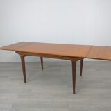 Scandinavian dining table teak design vintage 60s