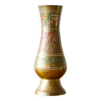Vase Indien en laiton
