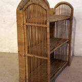 Rattan shelf