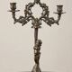 Ancien chandelier en bronze avec putto, XIXe s.
