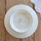 Antique compote dish, ironstone, Jules Vieillard, Bordeaux, blue poppy.