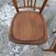 Paire de chaises de bistrot bois