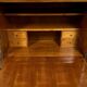 Marquetry drop-leaf secretary in Louis XV style circa 1900.