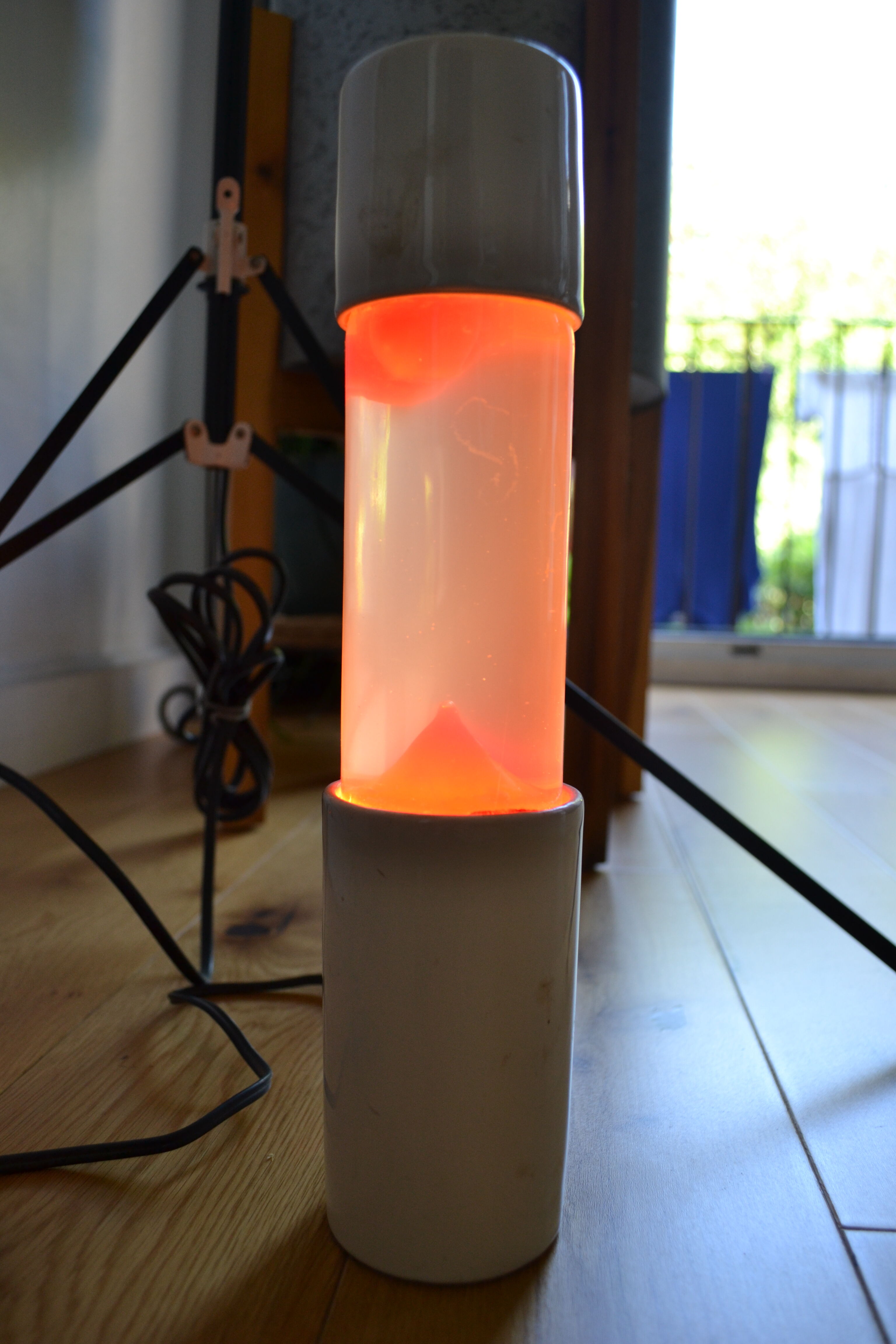 Psychedelic lamp 70's lava space age