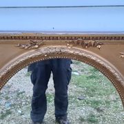 Miroir bois et stuc doré 19 éme