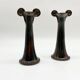 Pair of ceramic candlesticks – "Mouthiers-sur-Boëme", 1960s