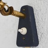 Blue Scandinavian wall light