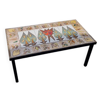 Ceramic coffee table 1960 Raymond Corroyez