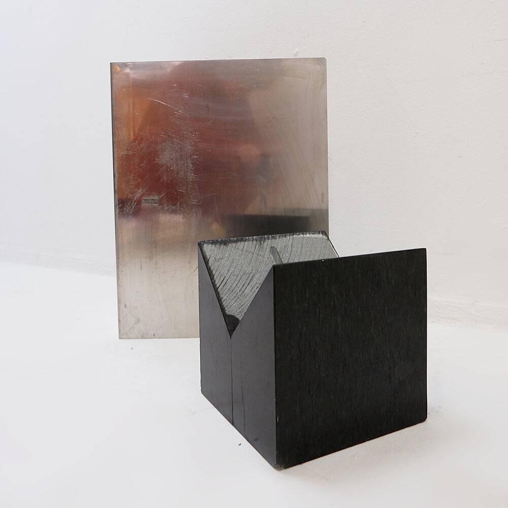 Sculptural magazine rack by G. Giuliana, Mazza Sergio for Krupp - 1970