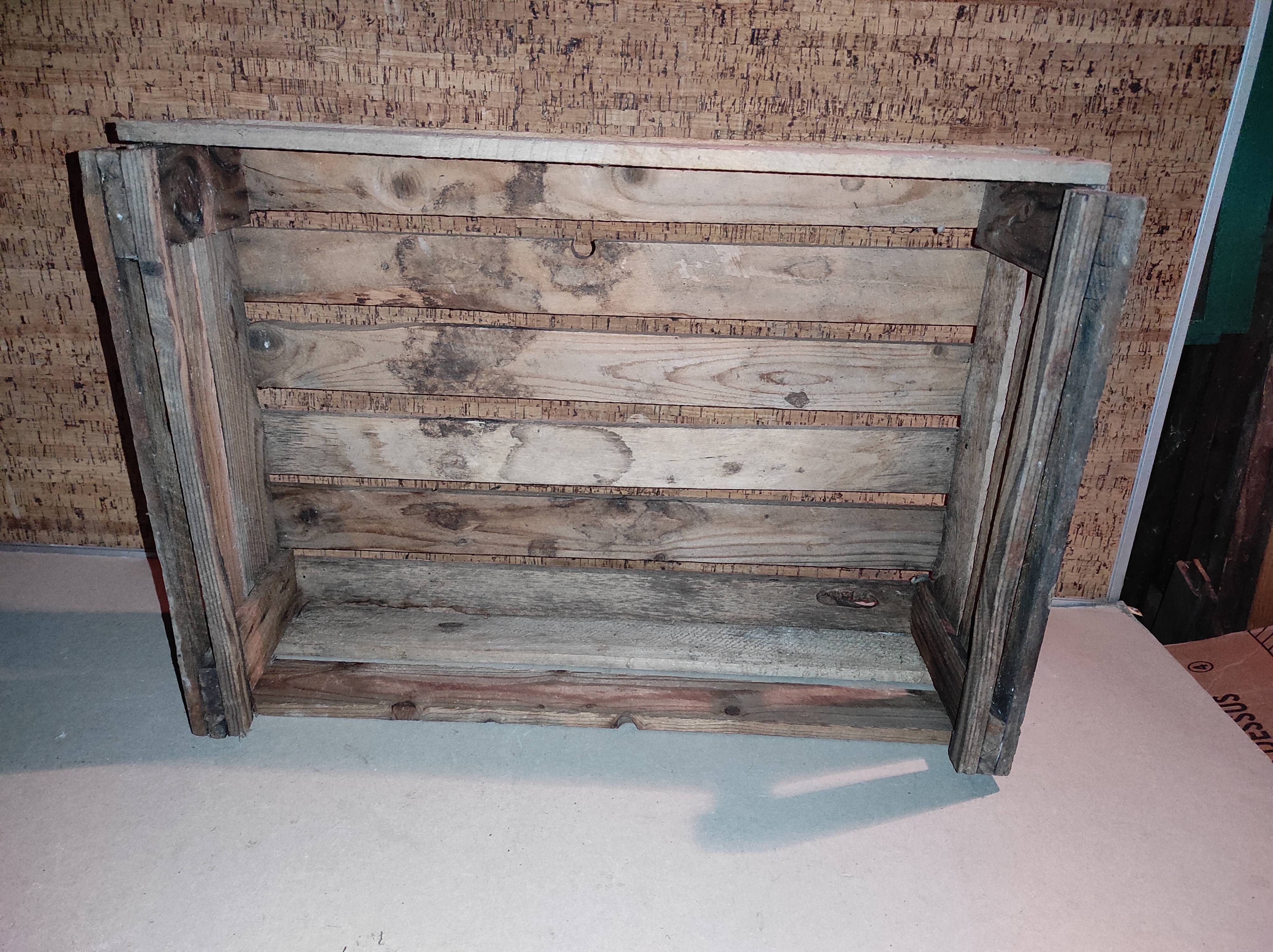 Old vintage wooden apple box