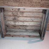 Old vintage wooden apple box