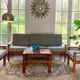 Scandinavian living room set in solid teak – Komfort, Denmark, year