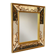 Large Venetian-style mirror with golden floral decoration.