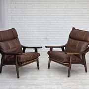 1970s, Danish design by H.J.Wegner, highback armchair, model GE530.