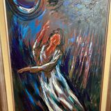 Oil on canvas, The Leap in Faith, Andrew Vicari