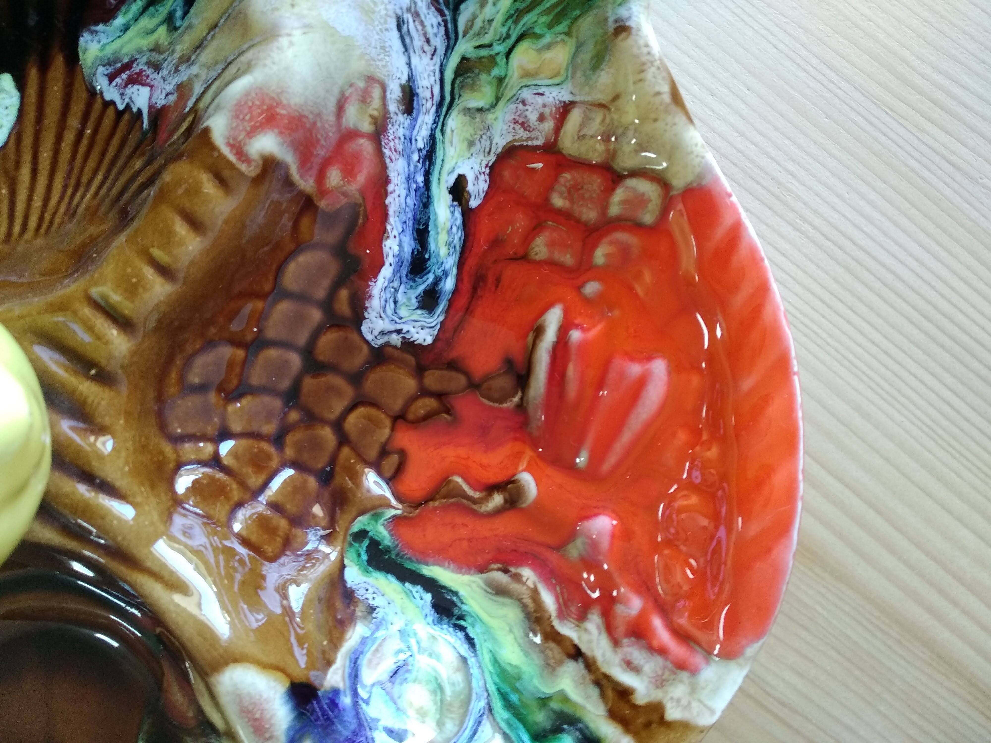 Vallauris Lemon Barbotine Dish