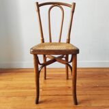 Chaise ancienne assise en cannage