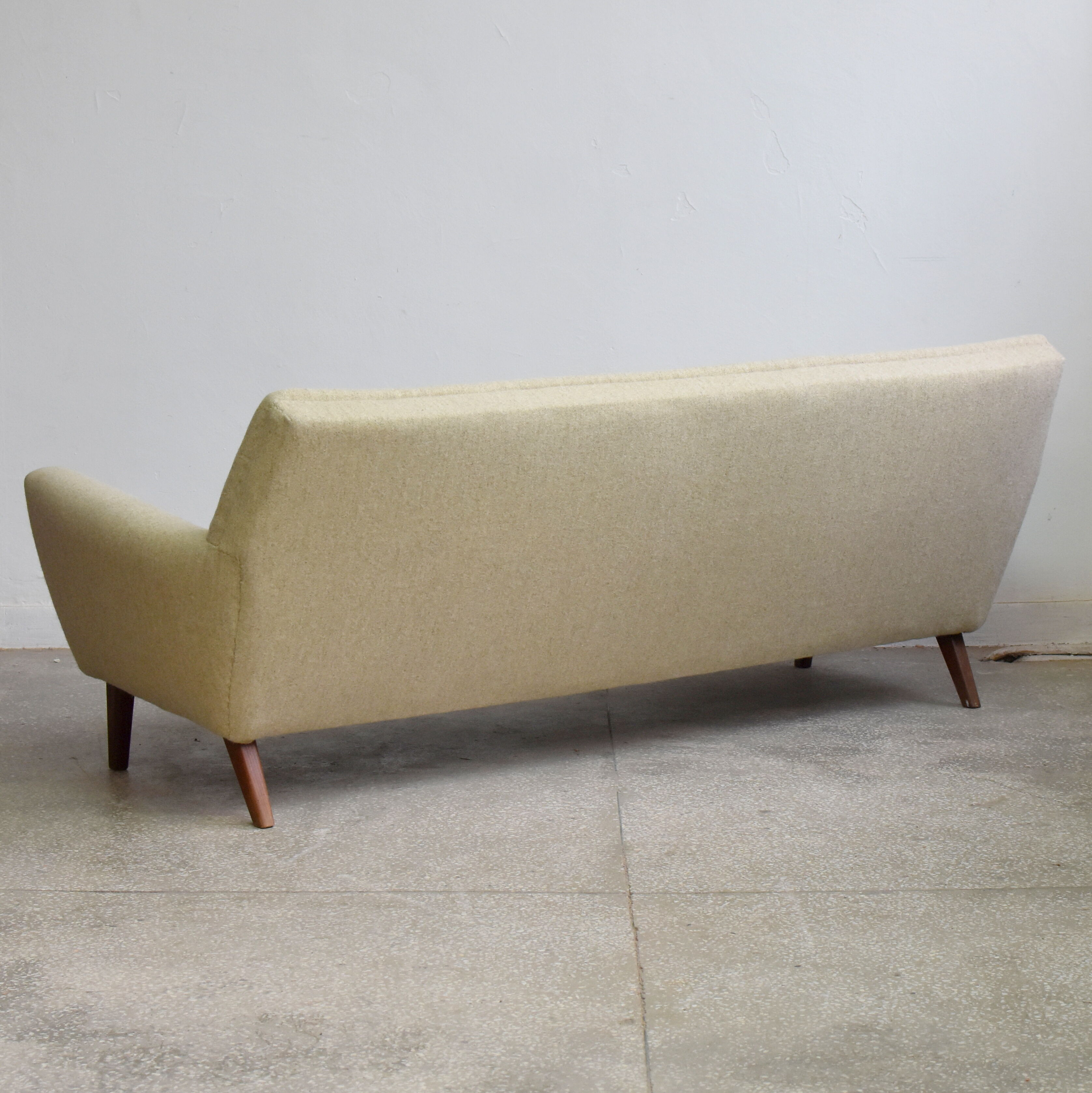 Mid century wool sofa