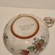 Angoulême earthenware cove cup floral décor